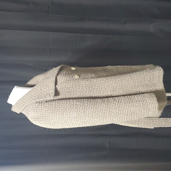 CK wool blend textured belted peacoat - Picture 8 of 9